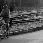 Uomo in bicicletta