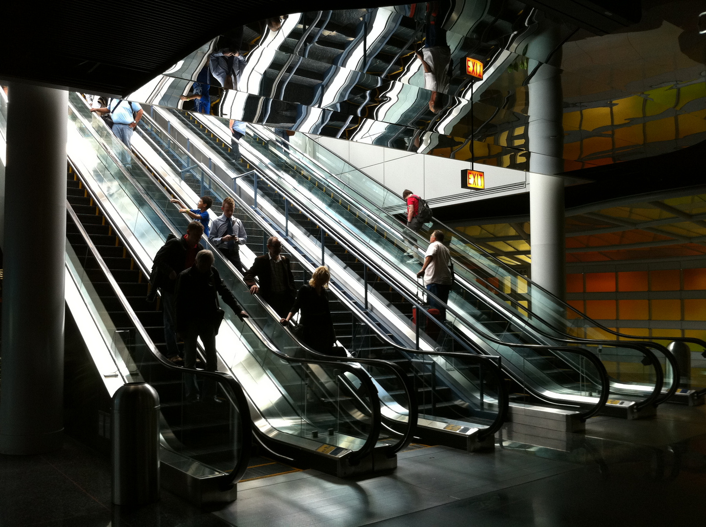 Up and down - Airport Stairs - Chicago