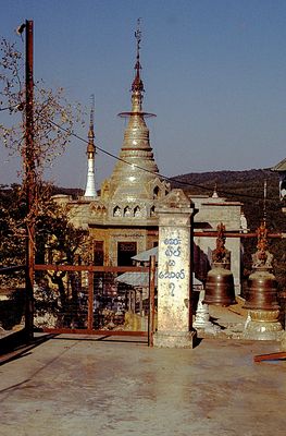 Up in Taung Kalat Monastery