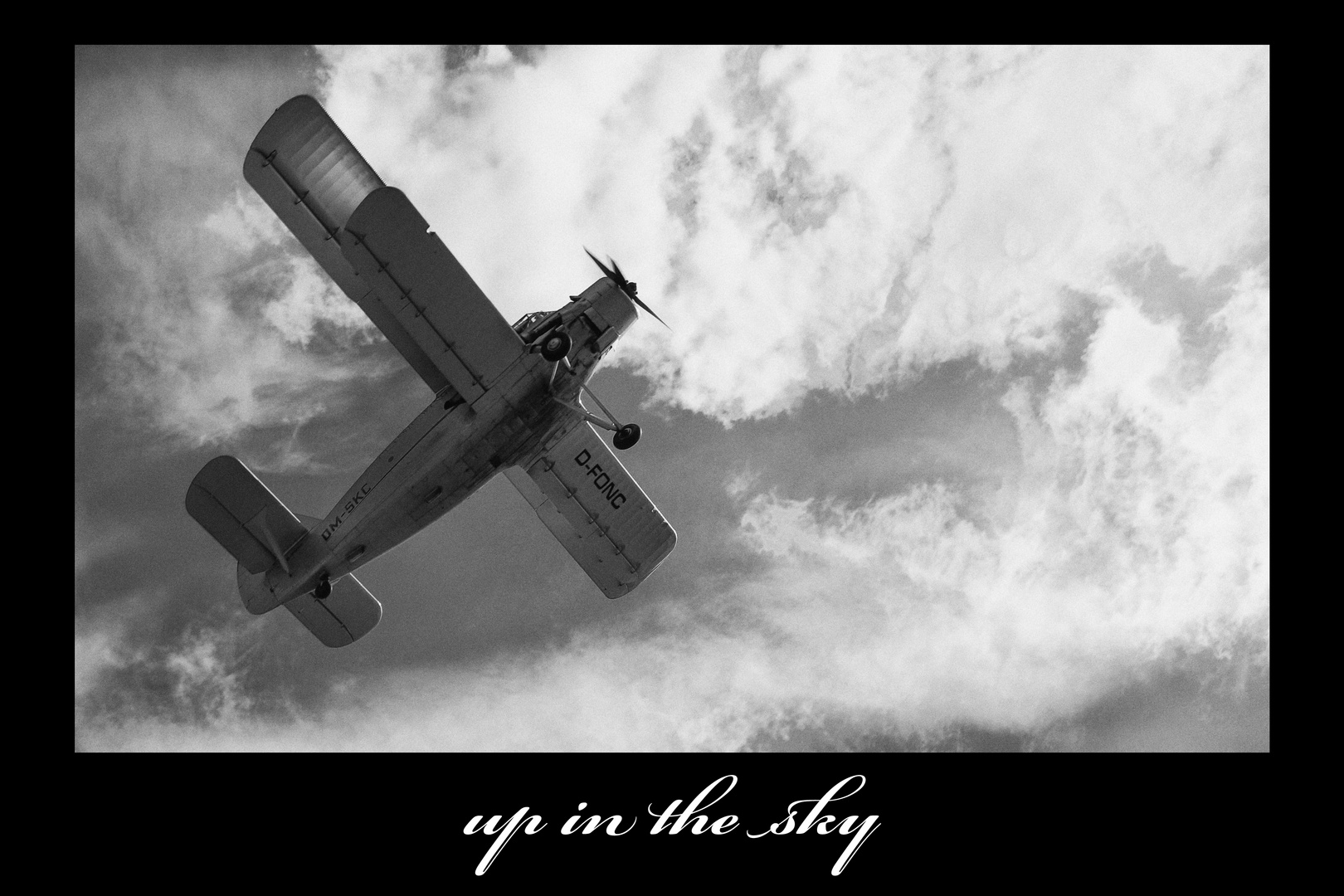 up in the sky