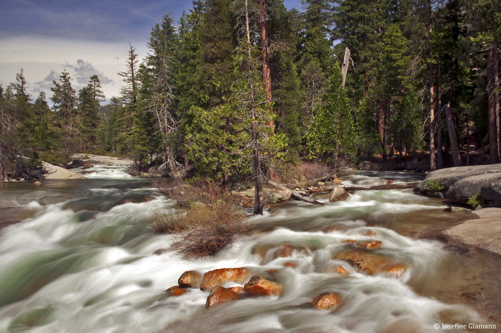 Up on the Nevada Falls