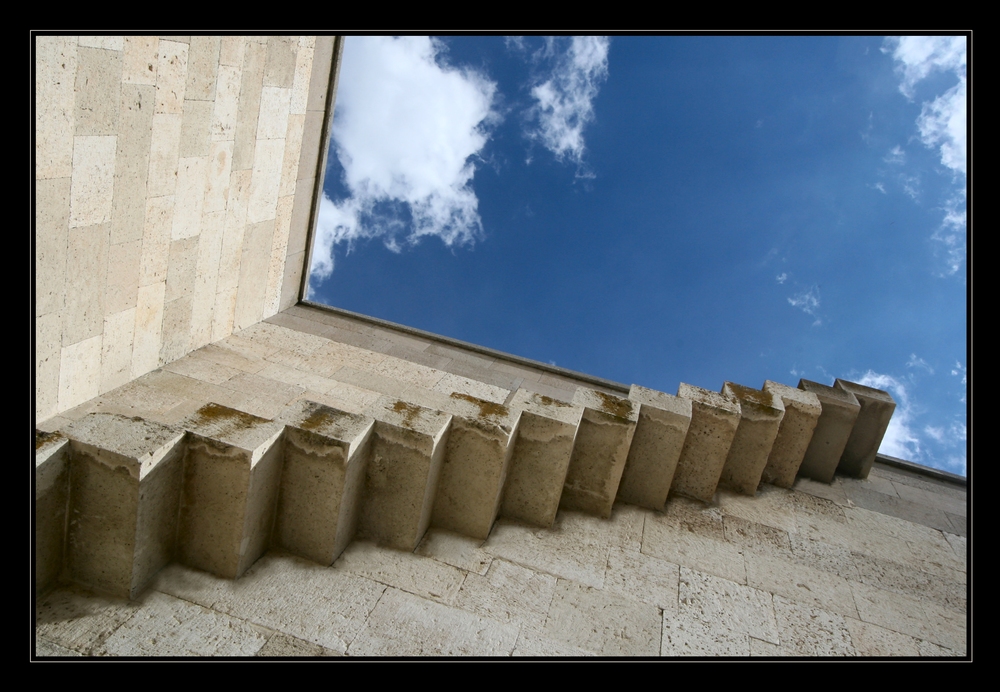 up stairs