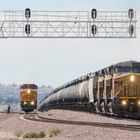 UP und BNSF in Daggett CA