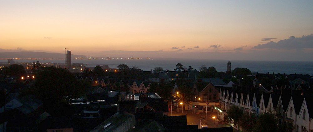 Uplands before sunrise, Swansea