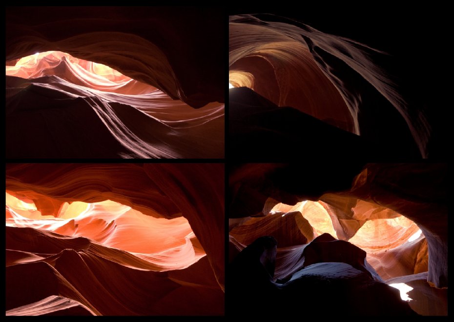 Upper Antelope Canyon - Collage II