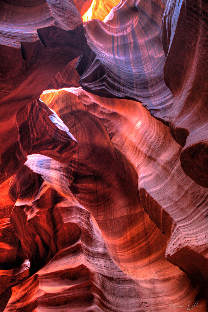 Upper Antelope Canyon - Colour Chaos