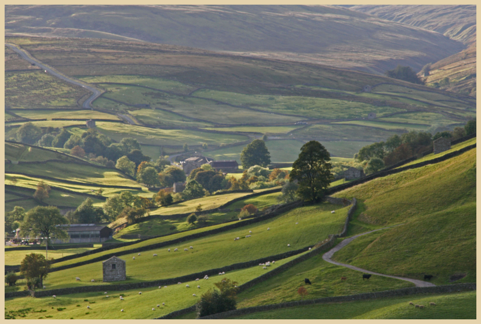 upper swaledale and the road to hawes