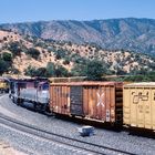 UP´s Eastbound and Westbound meets at Tehachapi Loop...