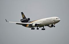 UPS MD-11 im Anflug auf Köln Bonn