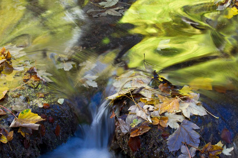 Uracher Wasserfälle von Sebastian Fink Schwarzweiß-Fotografie 