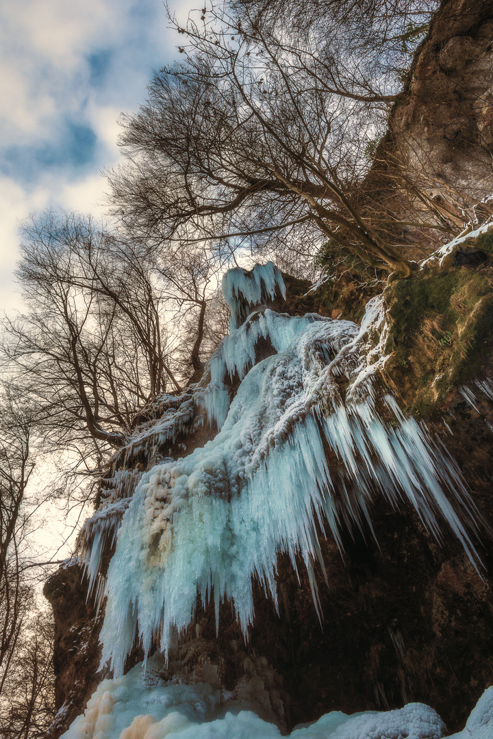 Uracher Wasserfall im Winter