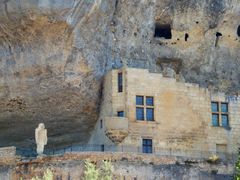 uralte bewohnte Höhlen in La Roque-Gageac