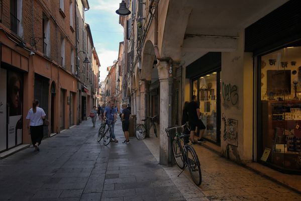 Uralte Gassen - Ferrara - Italien