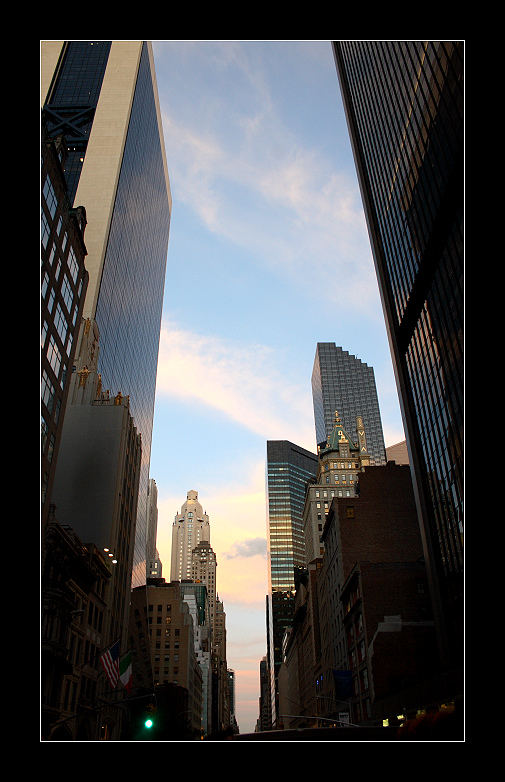 ... urban canyons of NYC