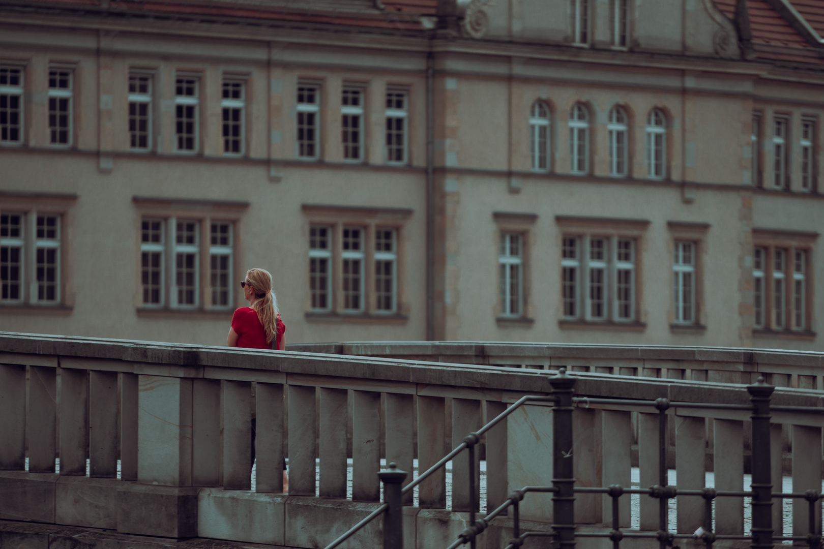 Urban Lady in red