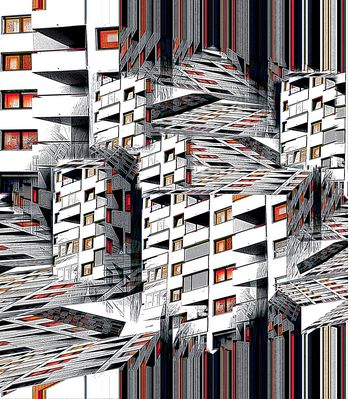 Urban Landscape Warm Lighted II (Graphic Edition)