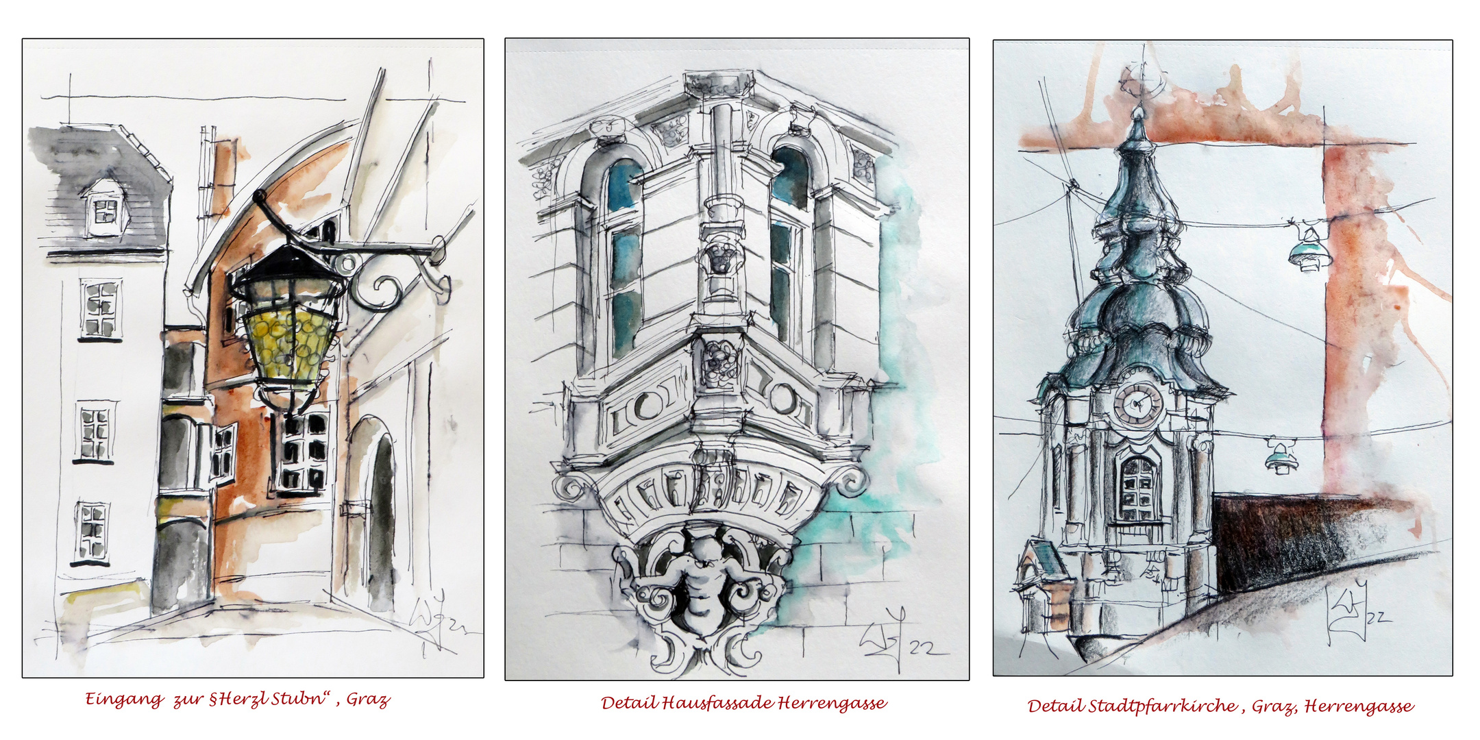 Urban Sketching 2022 in Graz