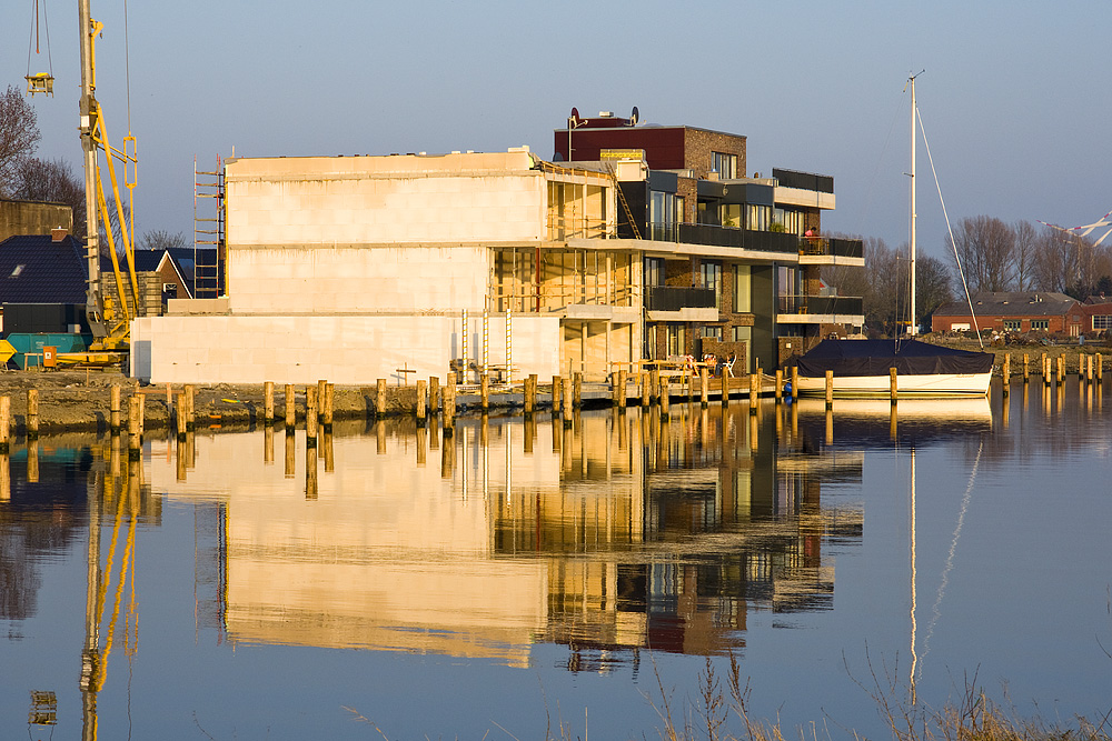 Urbanes Leben am alten Kanal