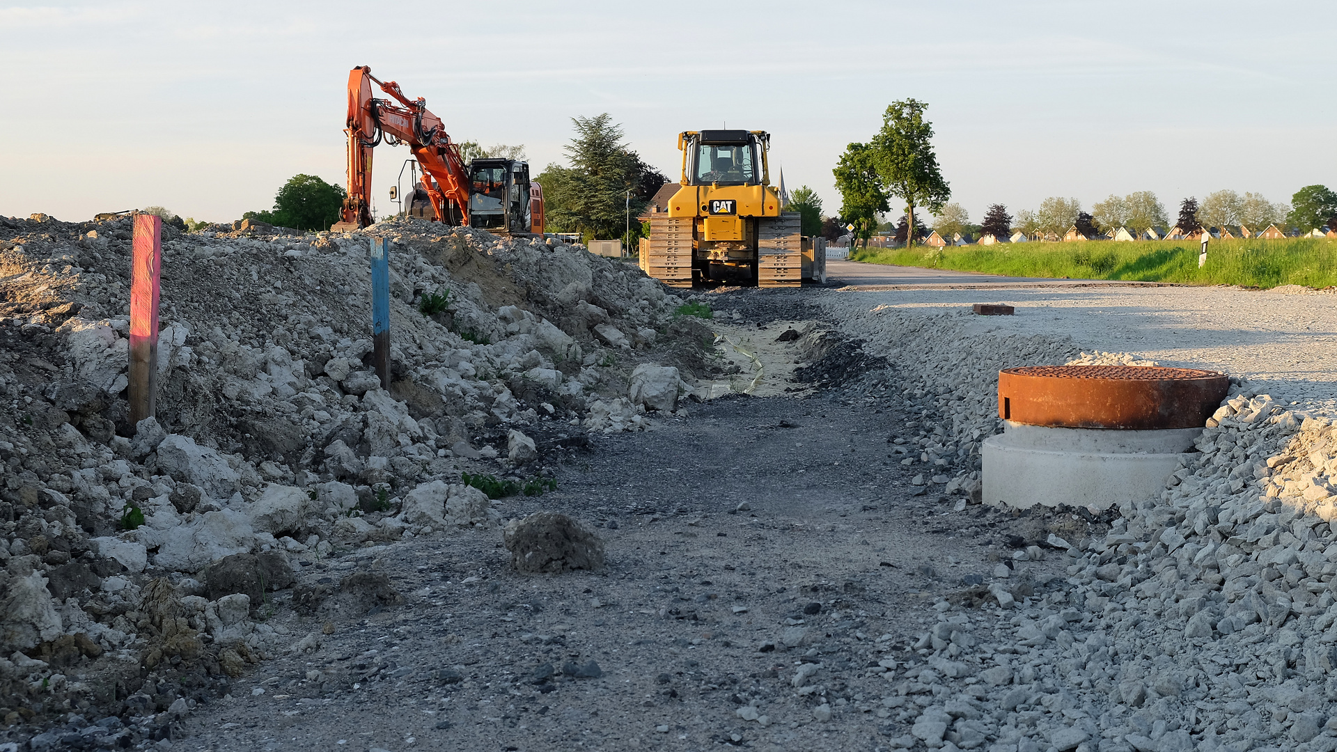 Urbanisierung: Baustelle auf dem Lande