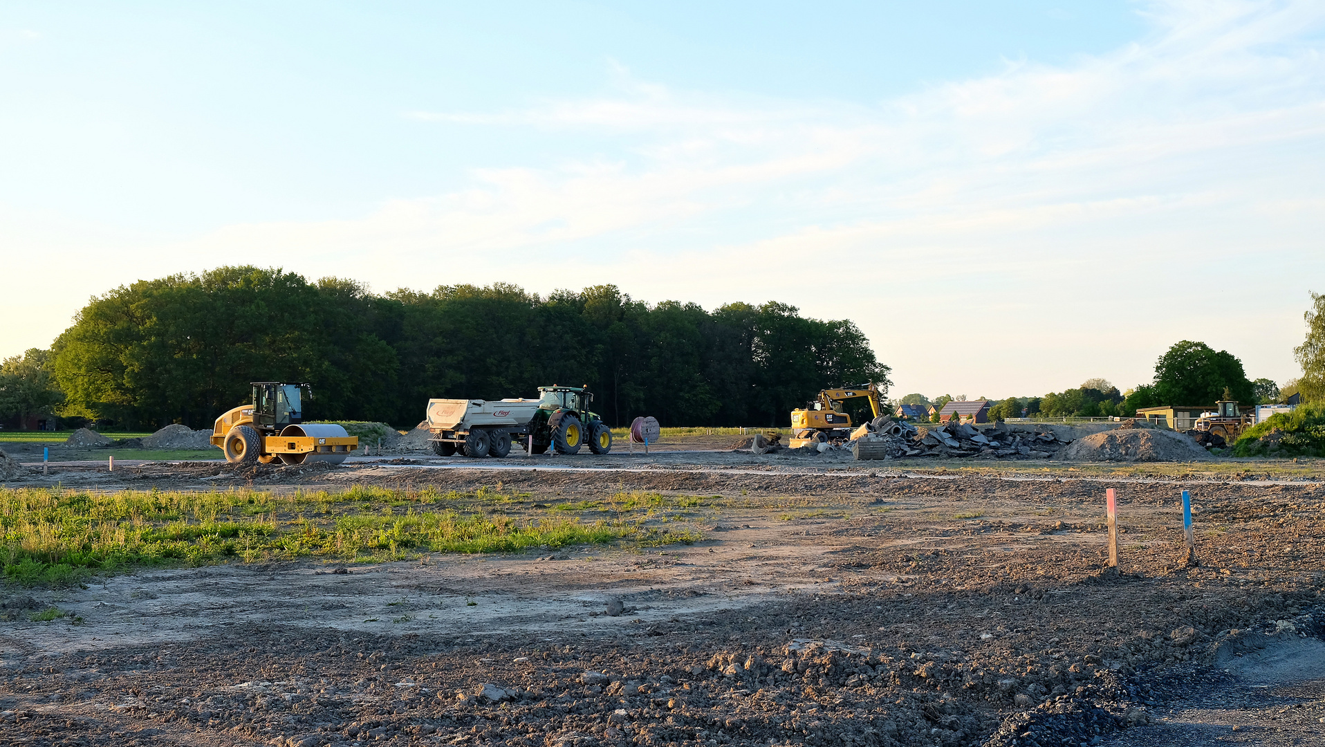 Urbanisierung: Baustelle auf dem Lande