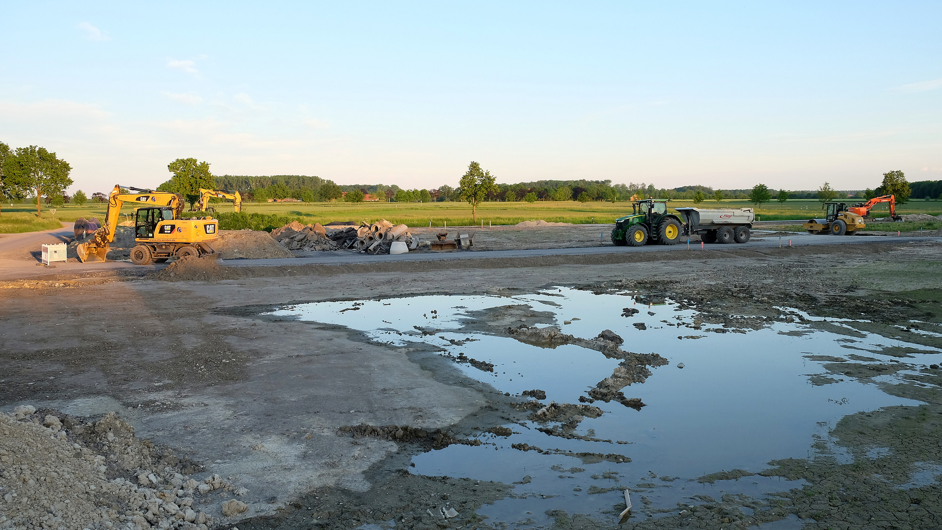 Urbanisierung: Baustelle auf dem Lande