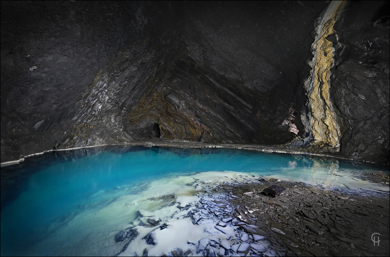 Urbex Altbergbau - Die blaue Lagune der 435 Meter Sohle