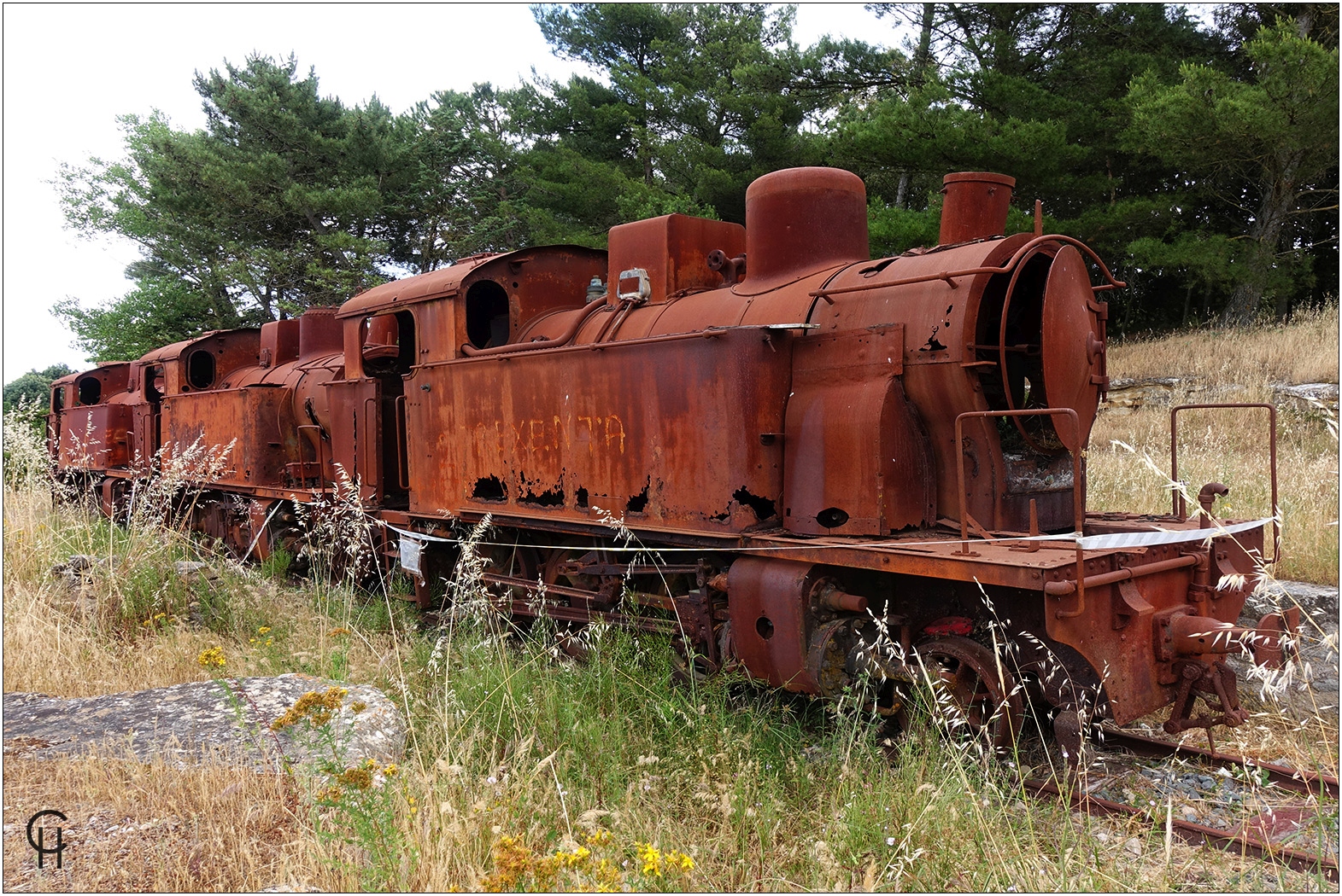 Urbex Sardinien - Trenino Verde - Lokomotiven Trexenta, Arborea und Planargia