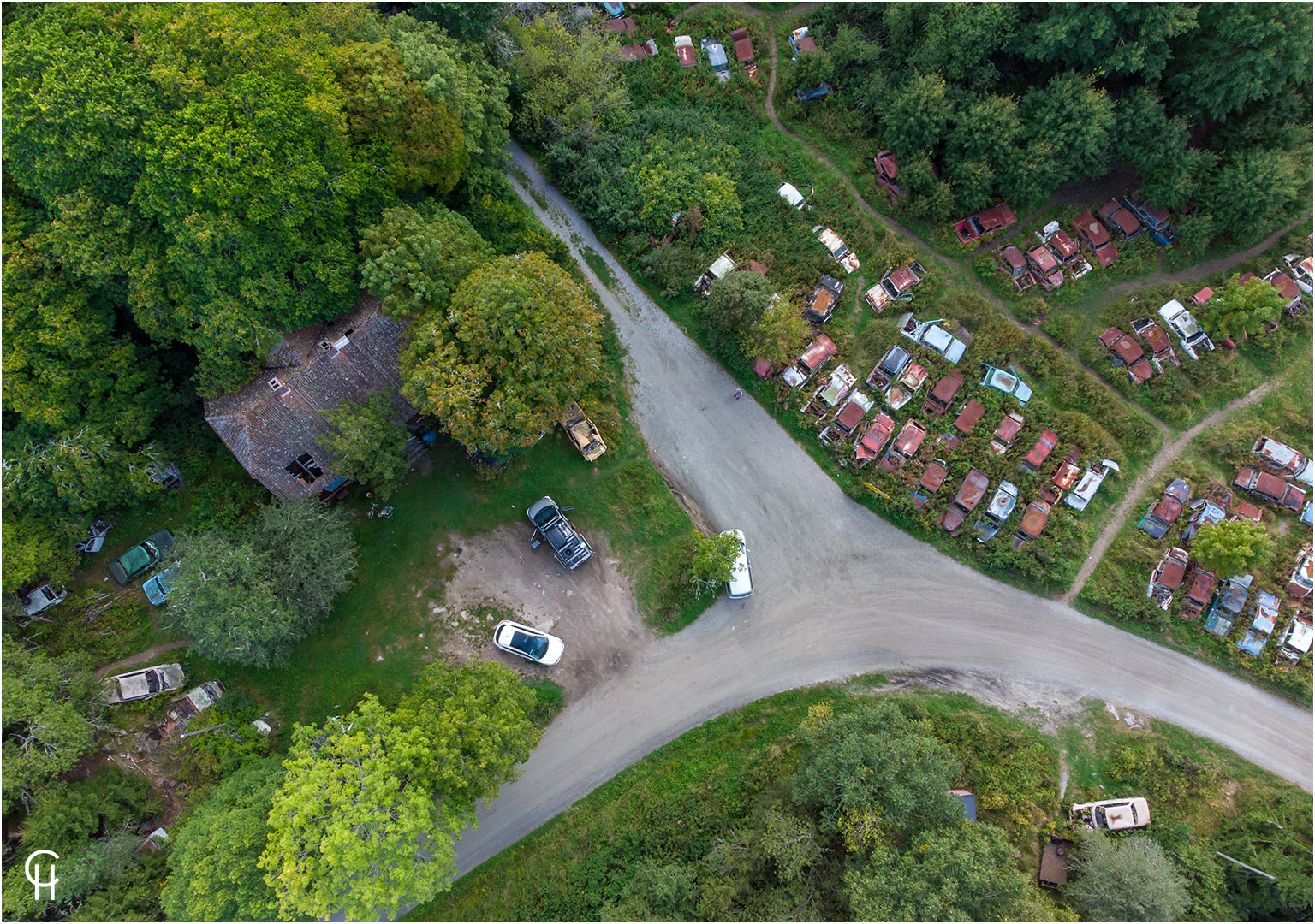 Urbex Schweden Bastnäs - Blick von oben