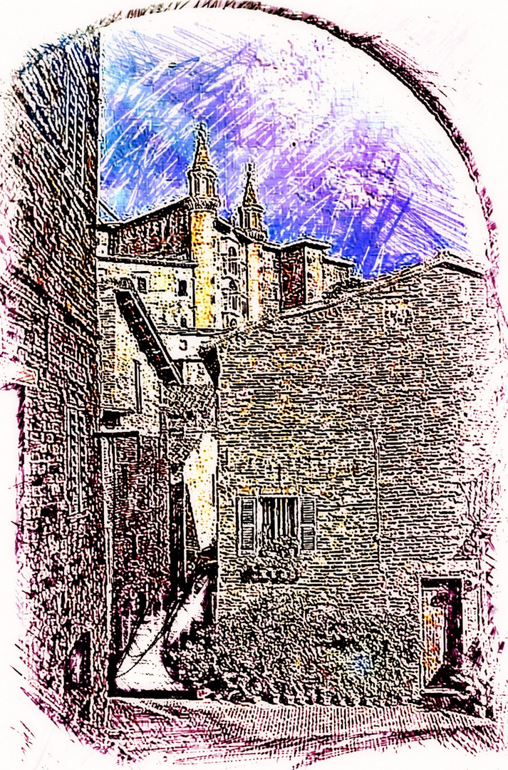 Urbino in blu