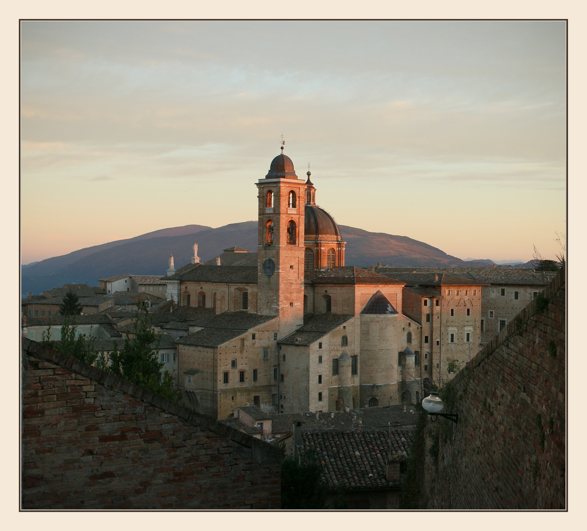 Urbino: tramonto