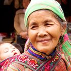 Urgrossmutter eines Minderheiten Stammes in Nord Vietnam