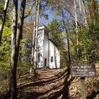 Urige Kirche im Wald