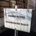 Urinieren verboten