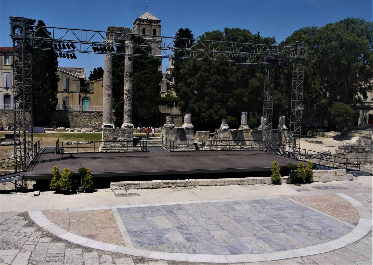 Urlaub 2014 - Das Römische Theater in  Arles