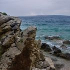 Urlaub 2016 - Felsen am Strand von Frkanj (Insel Rab)