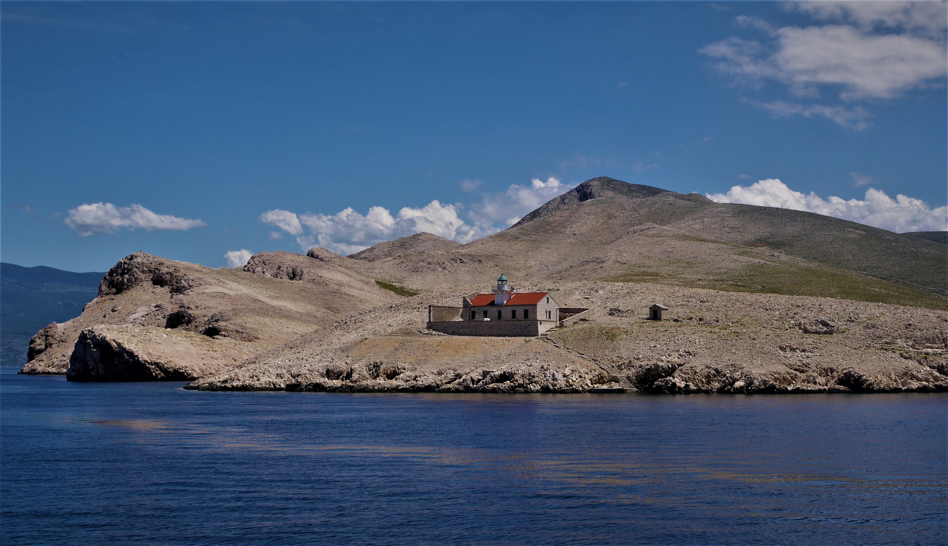 Urlaub 2018 auf der Insel Rab - Der Leuchtturm von Otok Prvic 