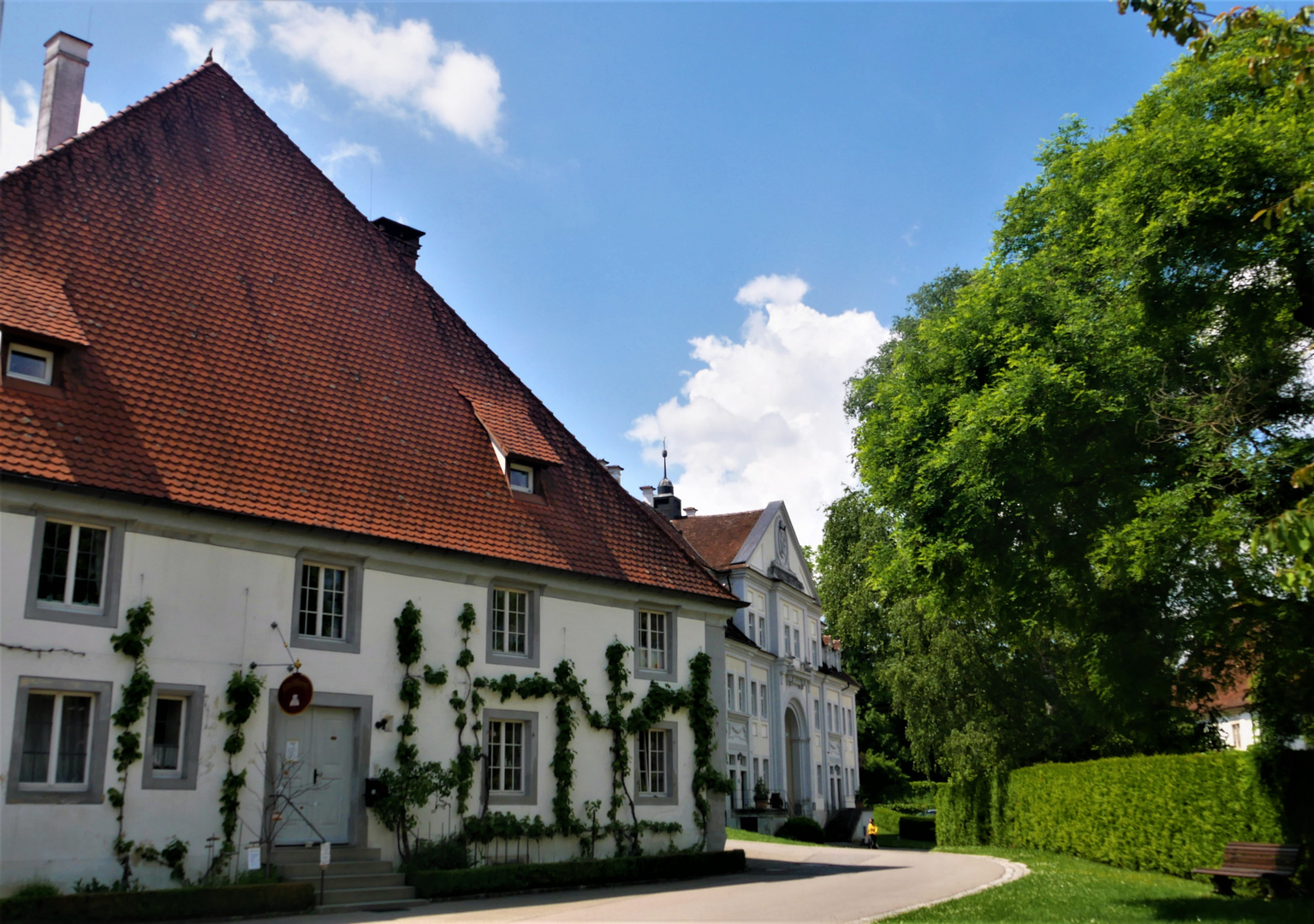 Urlaub 2021 am Bodensee - Glasbläserei und Oberes Tor von Schloss Salem