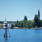 Urlaub 2021 am Bodensee - Vor der Einfahrt nach Romanshorn.