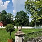 Urlaub am Bodensee 2021 - Schloss Salem: Das Untere Tor in Schrägansicht