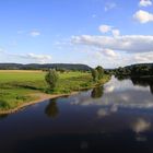 Urlaub an der Weser und eine schöne Spiegelung 