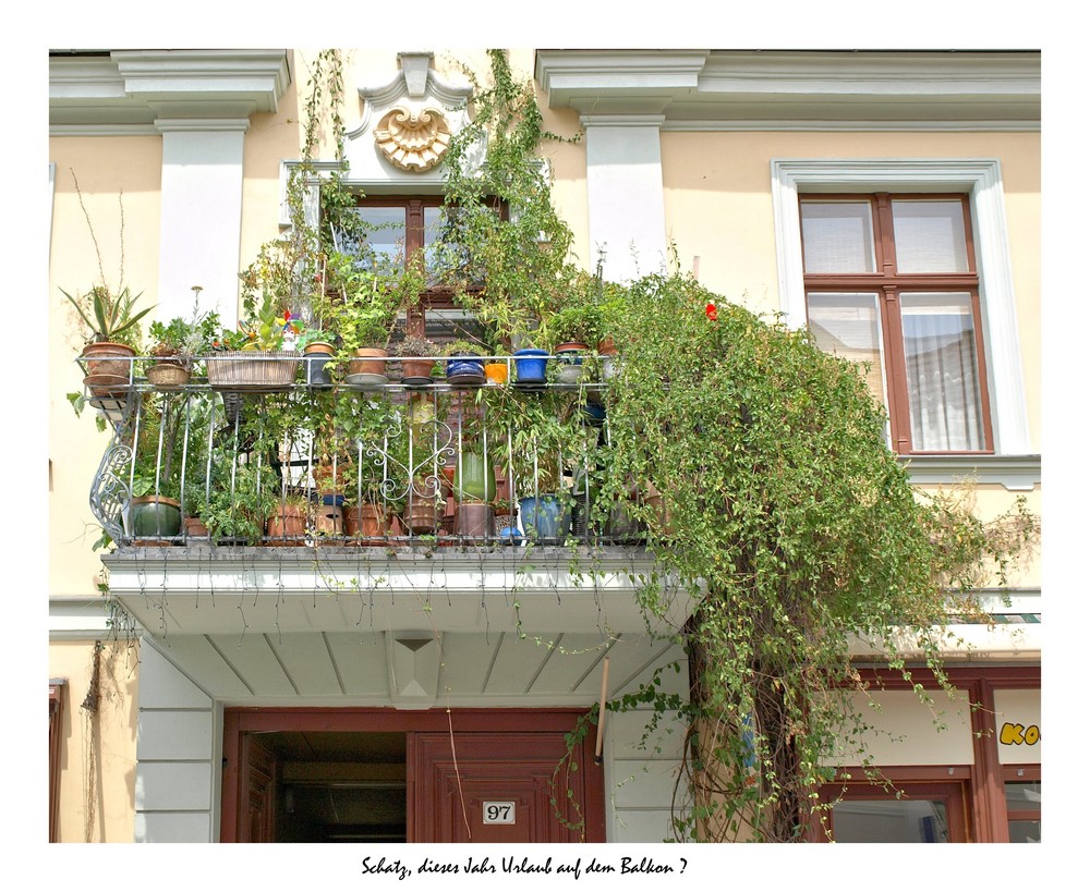 Urlaub auf dem Balkon?