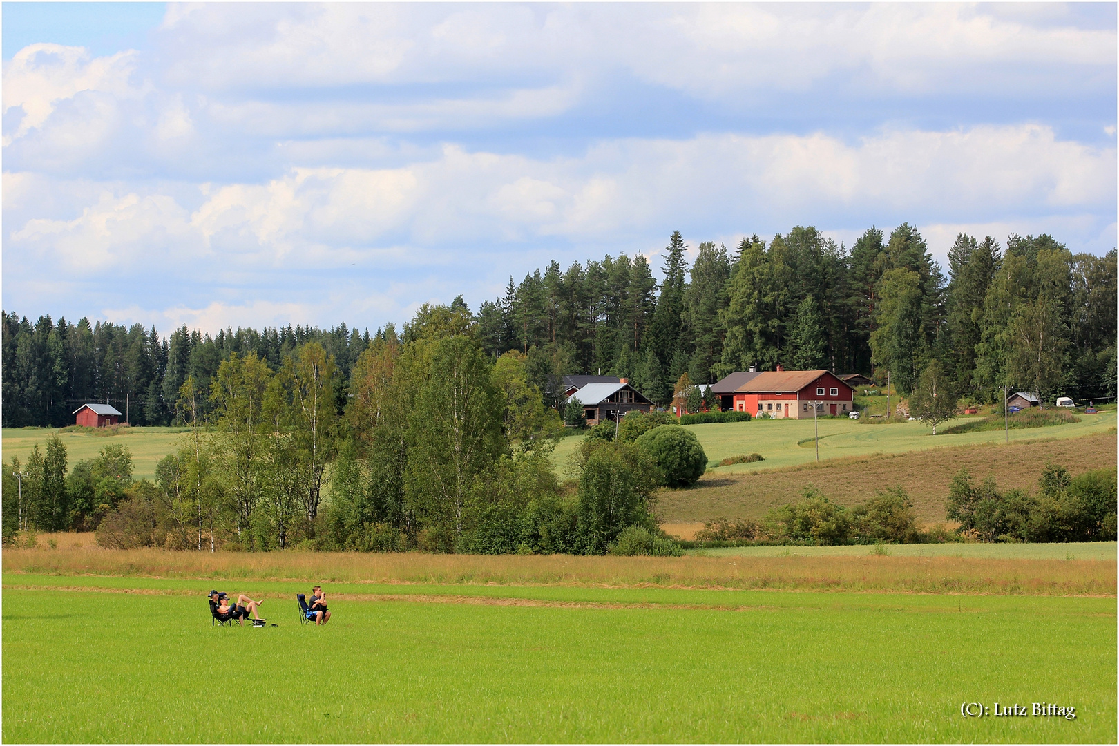 Urlaub auf dem Feld