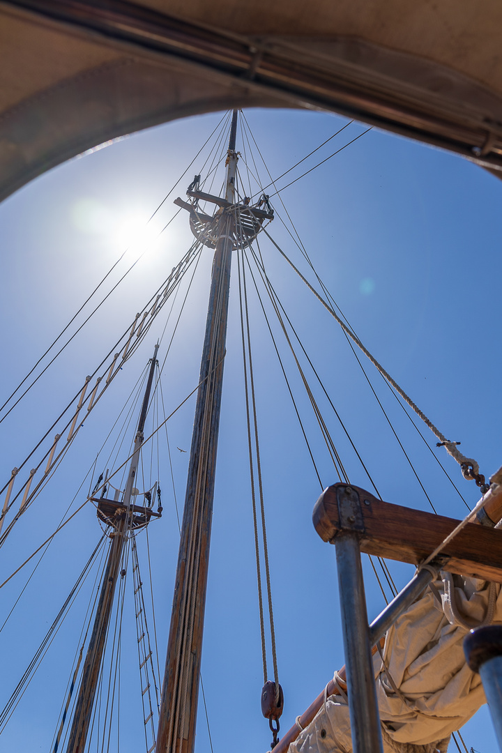 Urlaub auf dem Segelschiff