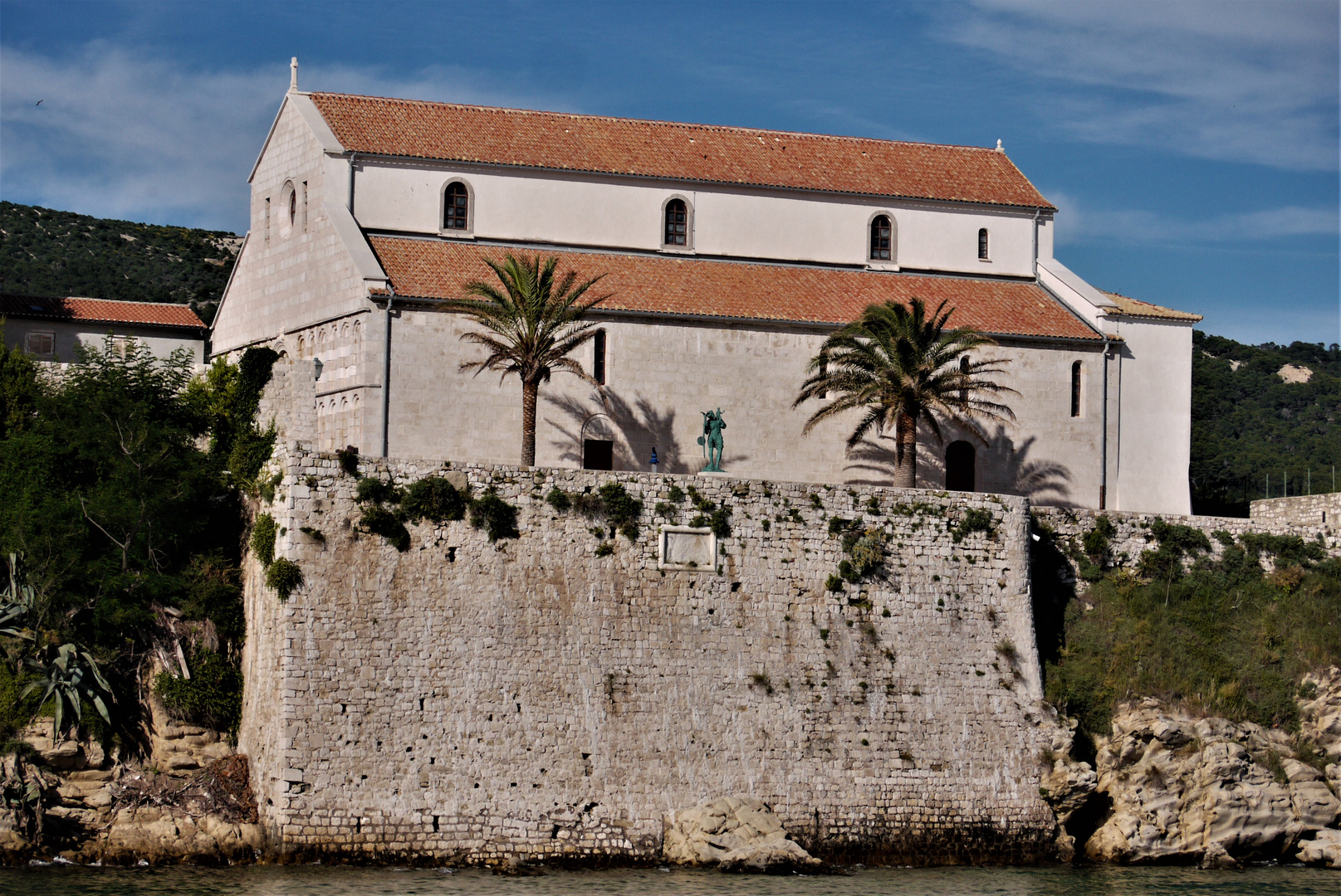 Urlaub auf Rab 2016 - Marienkirche auf der Festungsmauer