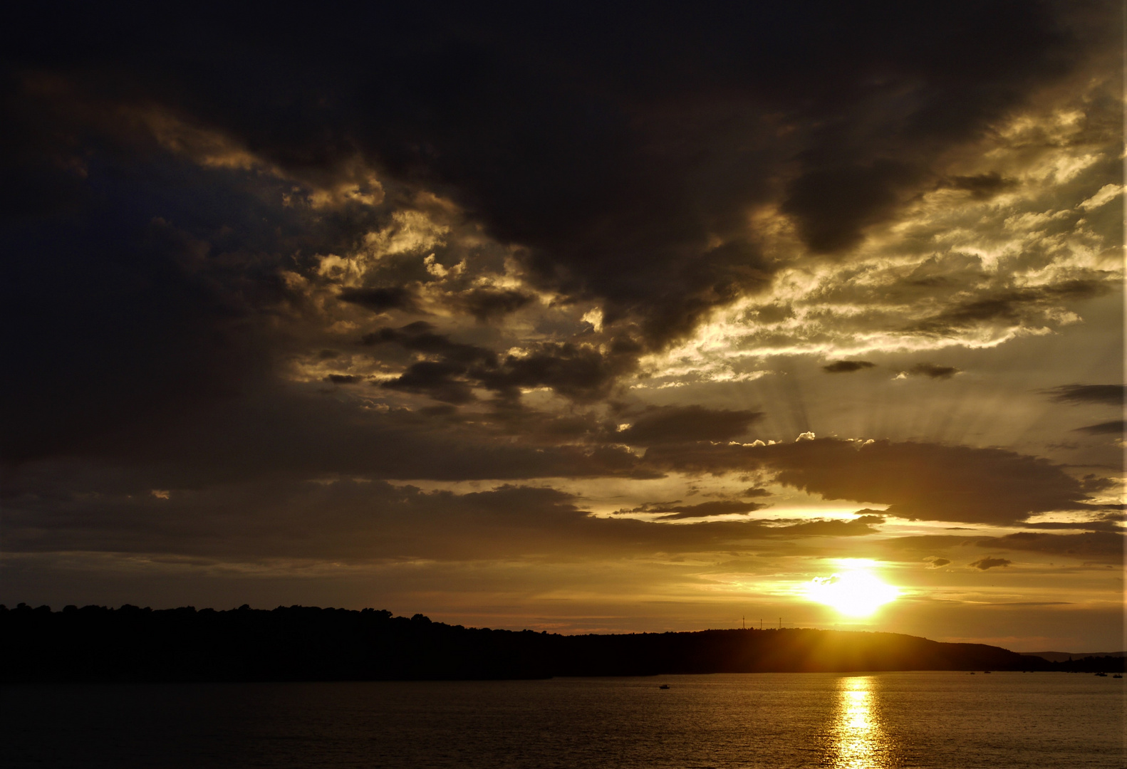 Urlaub auf Rab 2016 - Sonnenuntergang 