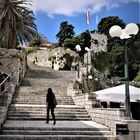 Urlaub Auf Rab 2016 - Treppe vom Trg. Sv. Kristofora zur Altstadt Zidine