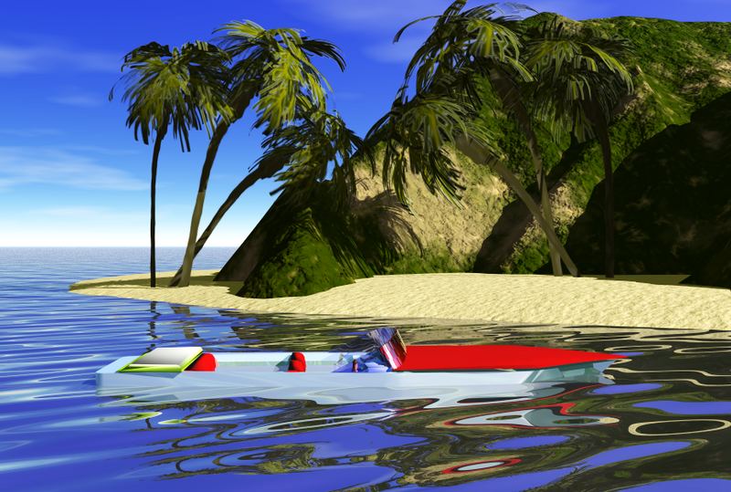 Urlaub gefällig ??? Foto & Bild | rendering, digiart ...