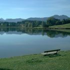 Urlaub in Bayern - Kleiner See beim Forggensee (Nähe Füssen/Allgäu)