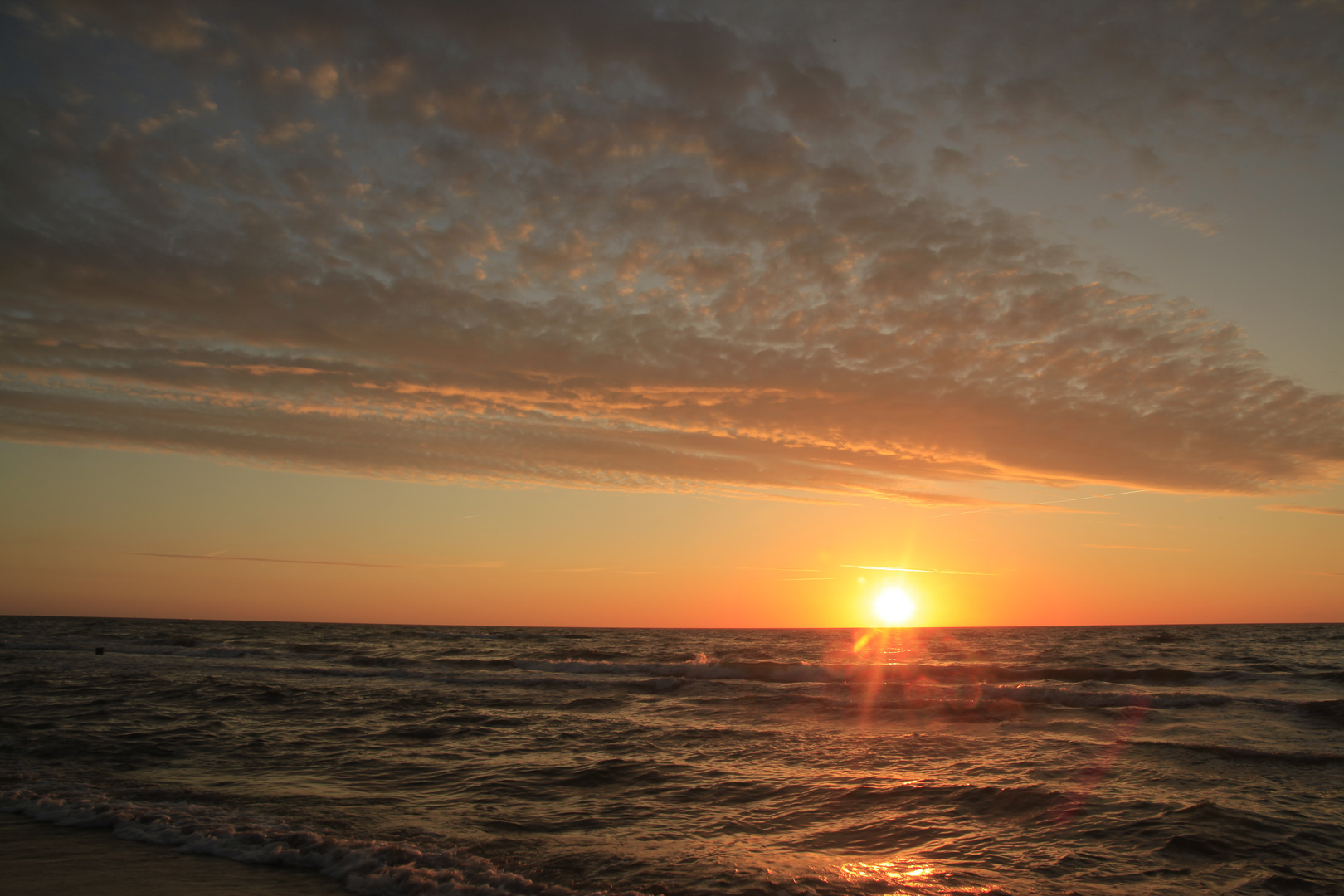 Urlaub in Graal-Müritz  Sonnenuntergang