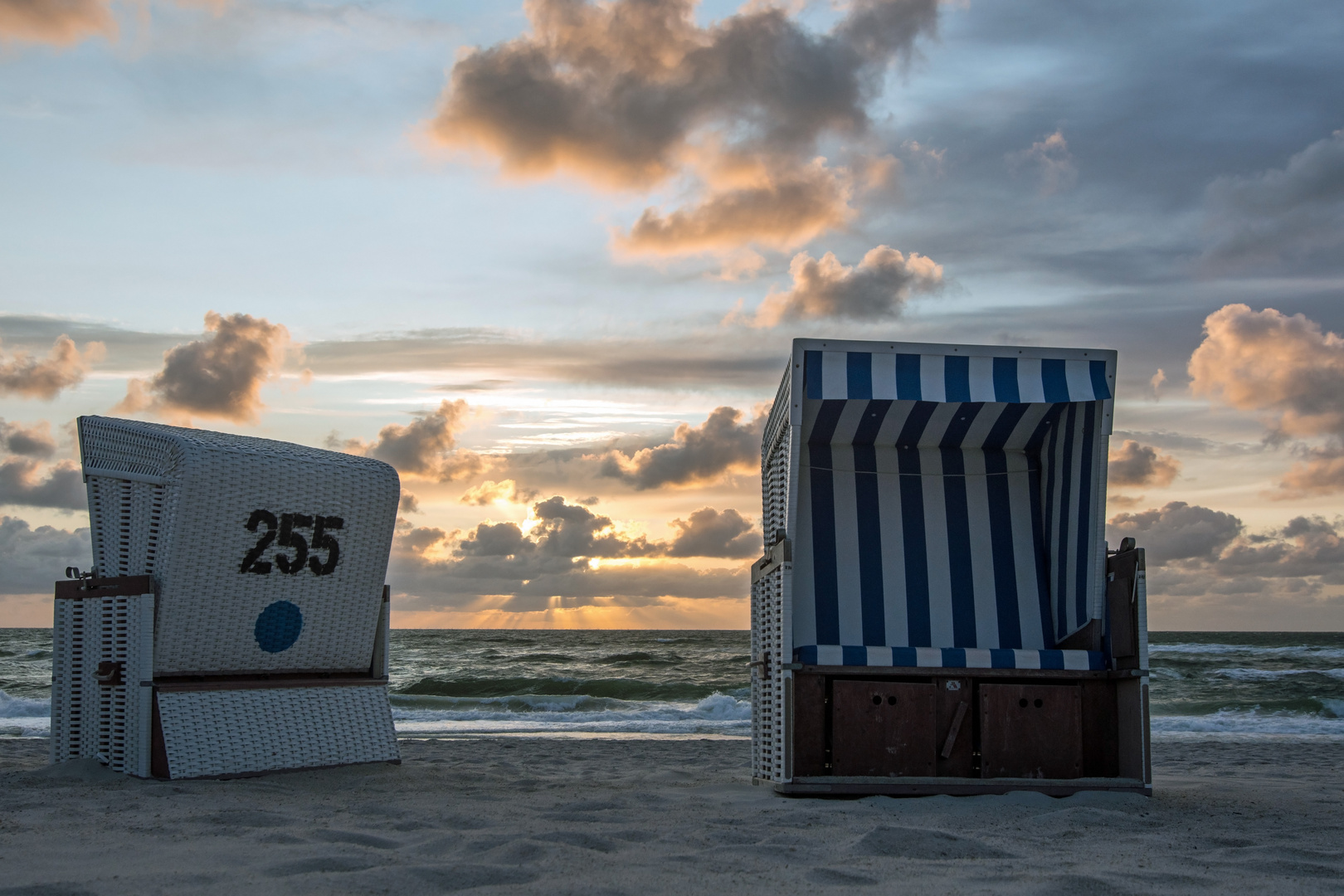 Urlaub Nordsee Strandkorb